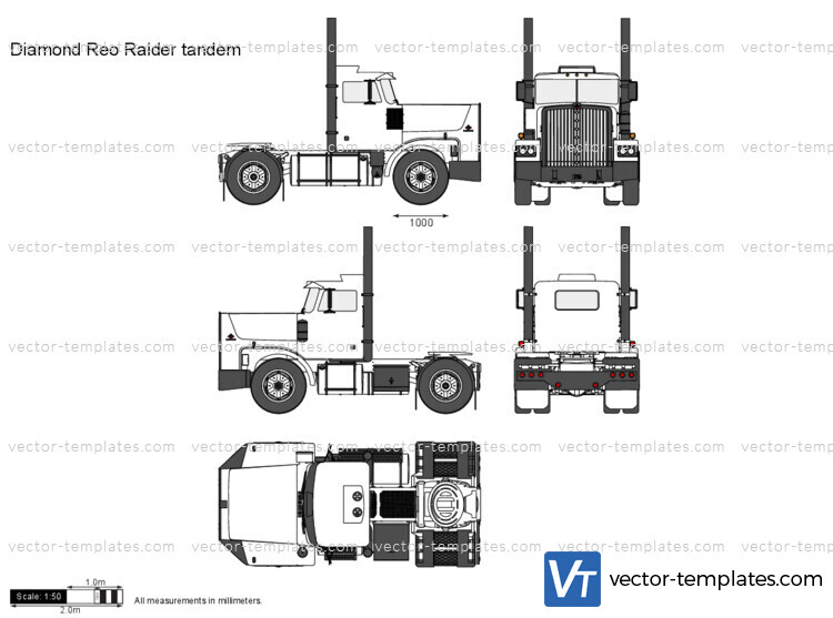 Diamond Reo Raider tandem