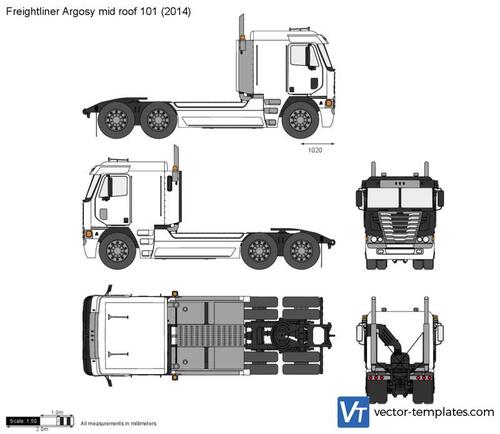 Freightliner Argosy mid roof 101