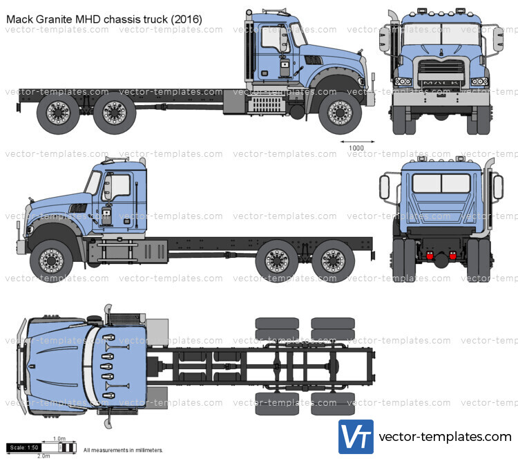 Mack Granite MHD chassis truck