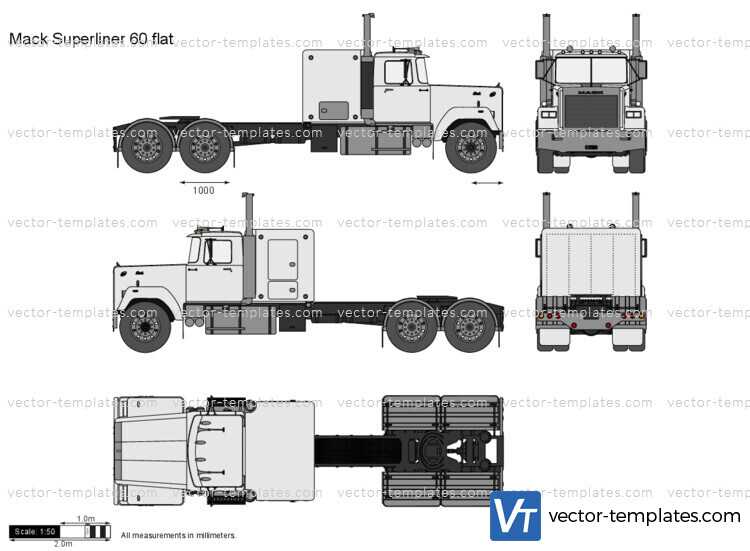 Mack Superliner 60 flat