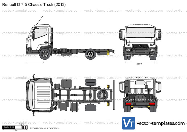 Renault D 7-5 Chassis Truck