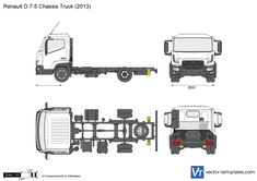 Renault D 7-5 Chassis Truck