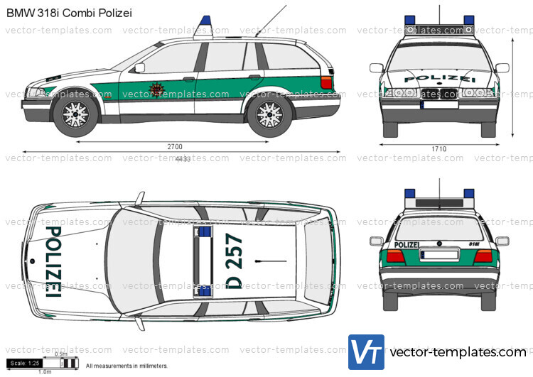 BMW 318i Combi Polizei E36