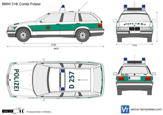 BMW 318i Combi Polizei E36