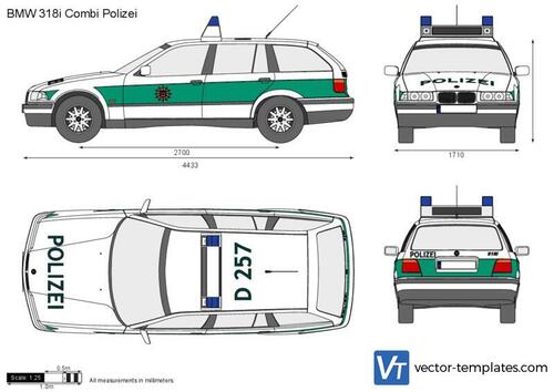 BMW 318i Combi Polizei E36