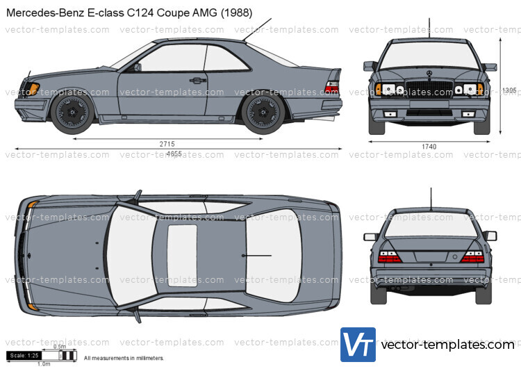 Mercedes-Benz E-class C124 Coupe AMG