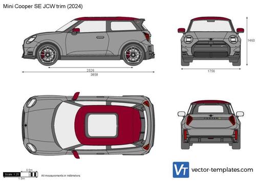 Mini Cooper SE JCW trim