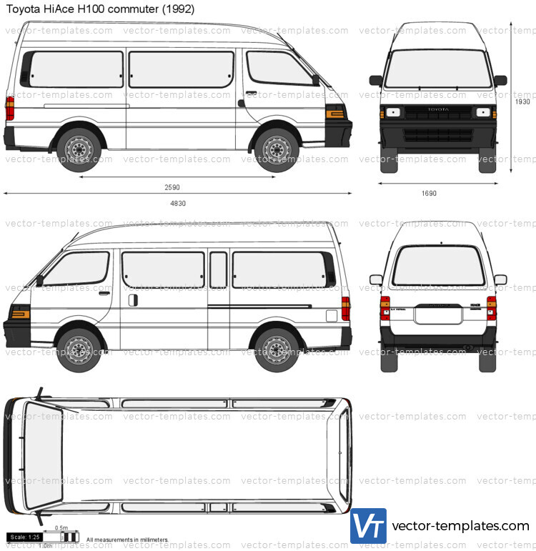 Toyota HiAce H100 commuter