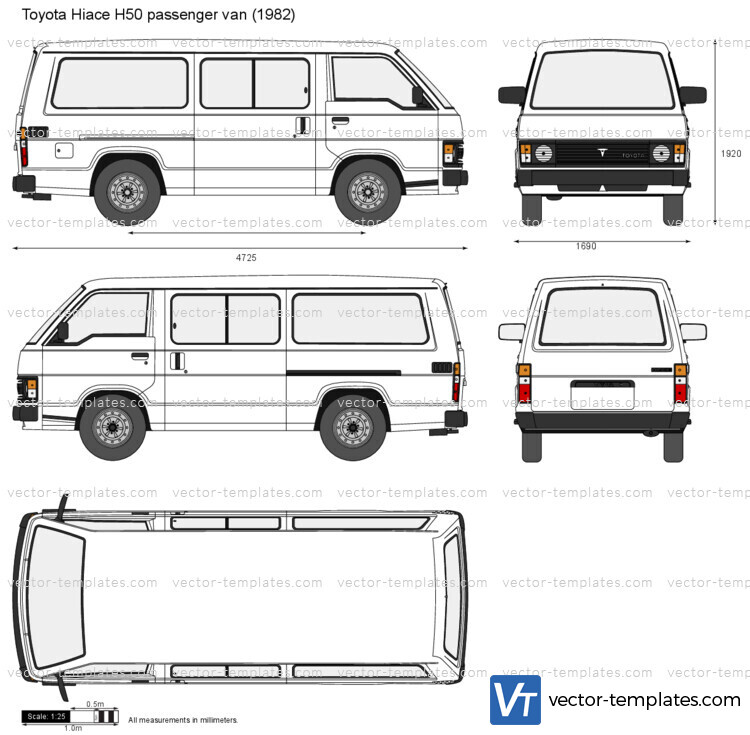 Toyota Hiace H50 passenger van