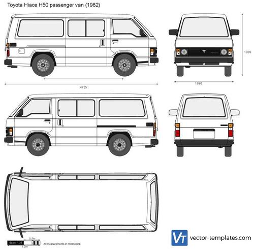 Toyota Hiace H50 passenger van