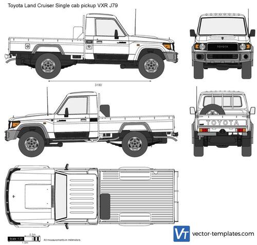 Toyota Land Cruiser Single cab pickup VXR J79