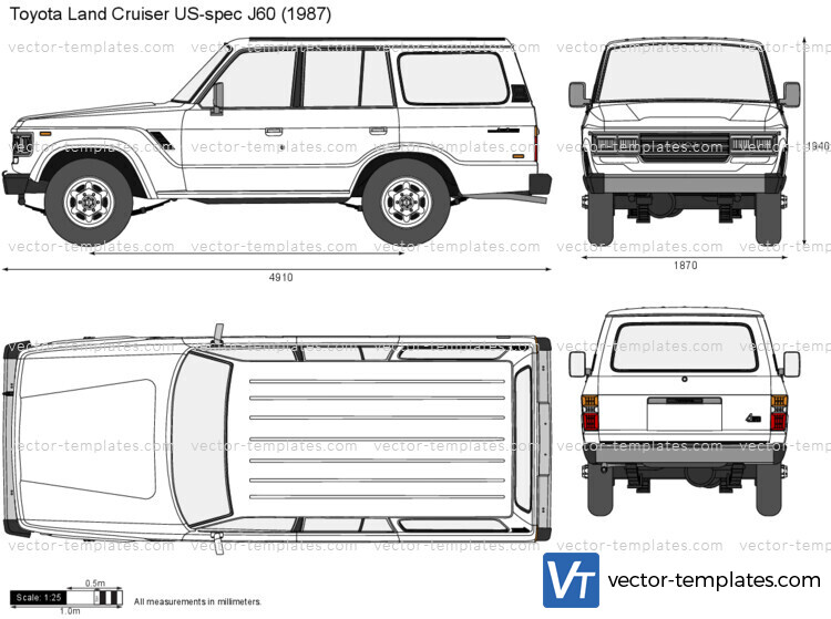 Toyota Land Cruiser US-spec J60