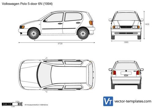 Volkswagen Polo 5-door 6N