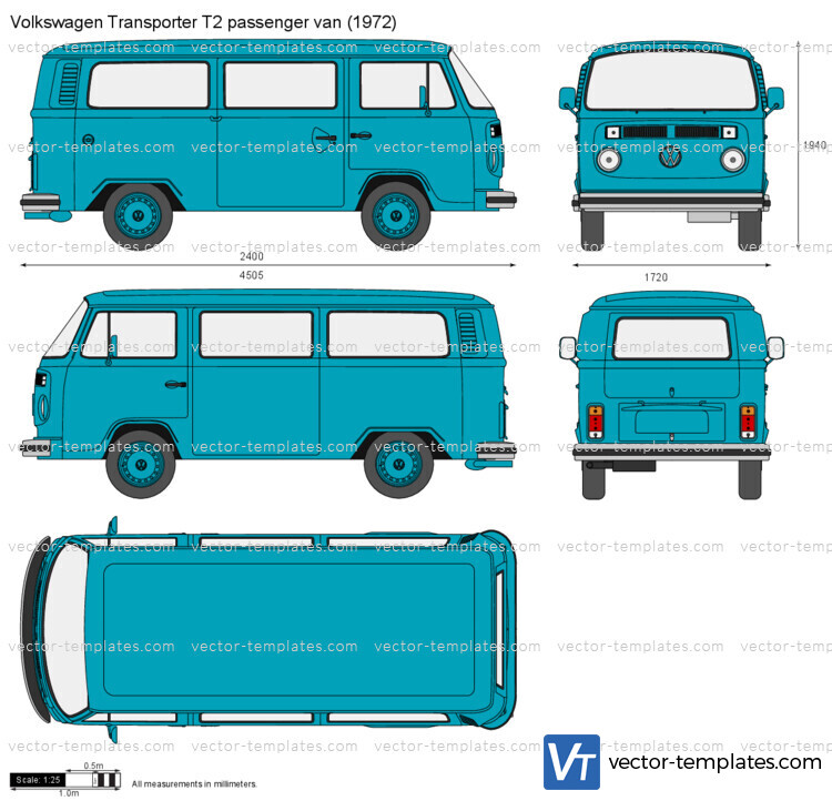 Volkswagen Transporter T2 passenger van