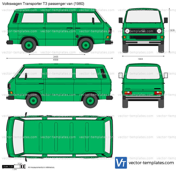 Volkswagen Transporter T3 passenger van