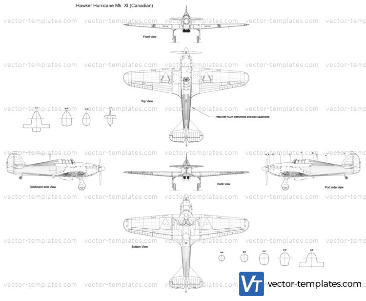 Hawker Hurricane Mk. XI (Canadian)