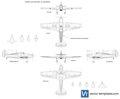 Hawker Hurricane Mk. XI (Canadian)