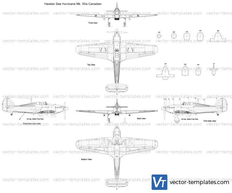 Hawker Sea Hurricane Mk. XIIa Canadian