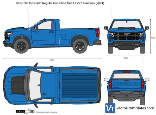 Chevrolet Silverado Regular Cab Short Bed LT Z71 TrailBoss