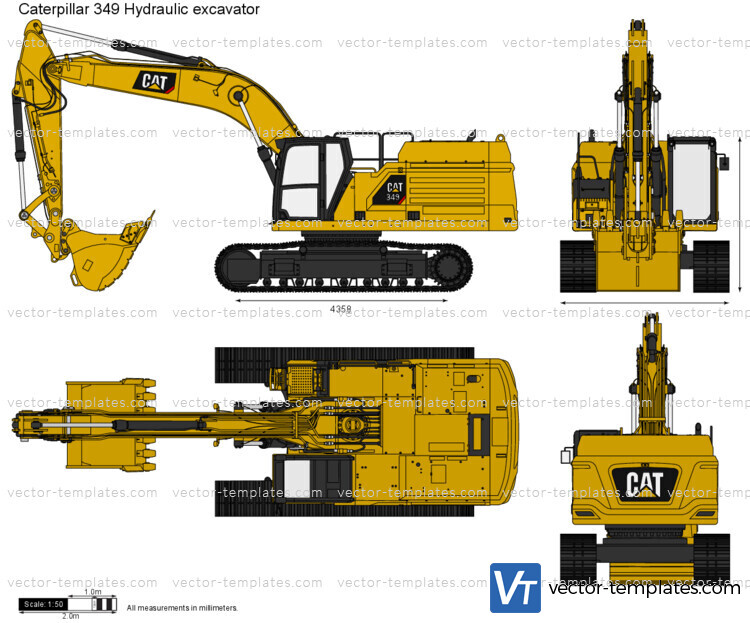 Caterpillar 349 Hydraulic excavator