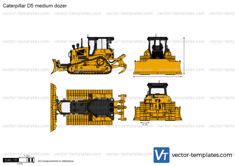 Caterpillar D5 medium dozer