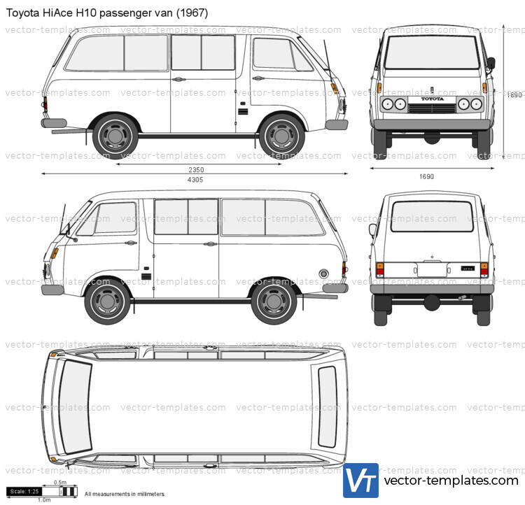 Toyota HiAce H10 passenger van