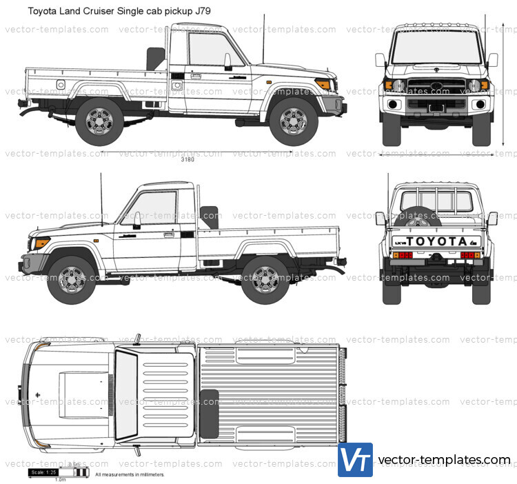 Toyota Land Cruiser Single cab pickup J79