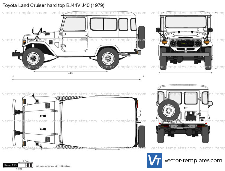 Toyota Land Cruiser hard top BJ44V J40