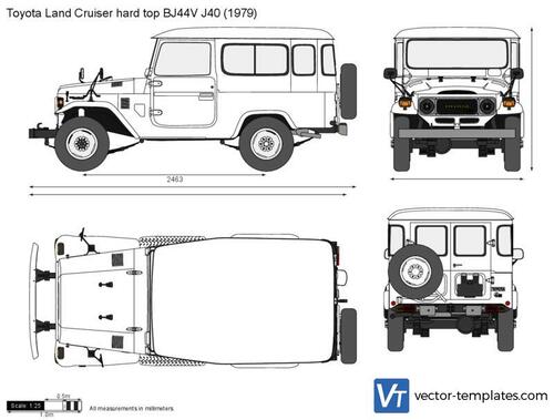 Toyota Land Cruiser hard top BJ44V J40