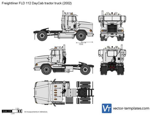 Freightliner FLD 112 DayCab tractor truck