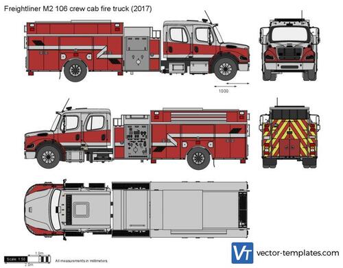 Freightliner M2 106 crew cab fire truck