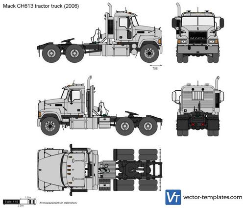 Mack CH613 tractor truck