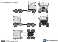 Mack F700 tractor truck
