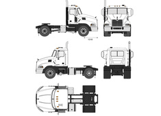 Mack Pinnacle DayCab tractor truck