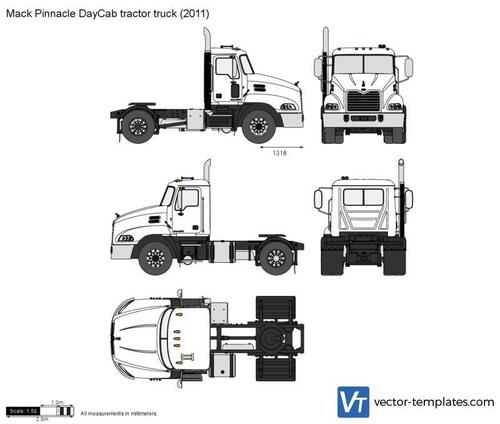 Mack Pinnacle DayCab tractor truck