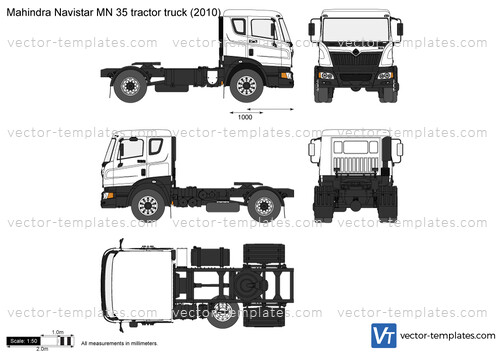 Mahindra Navistar MN 35 tractor truck