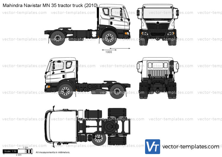 Mahindra Navistar MN 35 tractor truck