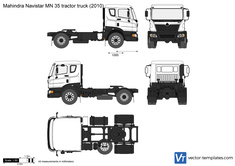 Mahindra Navistar MN 35 tractor truck