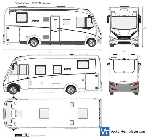 Dethleffs Trend I 6757 DBLl camper