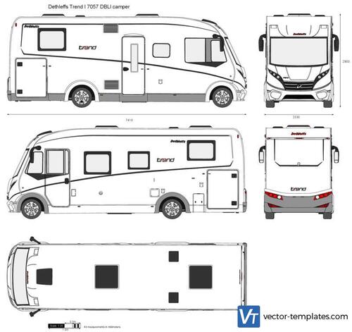 Dethleffs Trend I 7057 DBLl camper