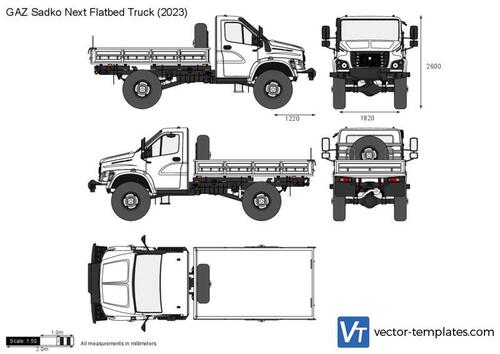 GAZ Sadko Next Flatbed Truck