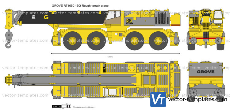 GROVE RT1650 150t Rough terrain crane