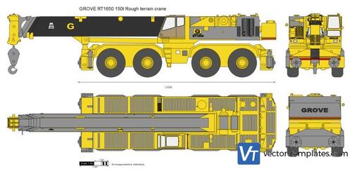 GROVE RT1650 150t Rough terrain crane