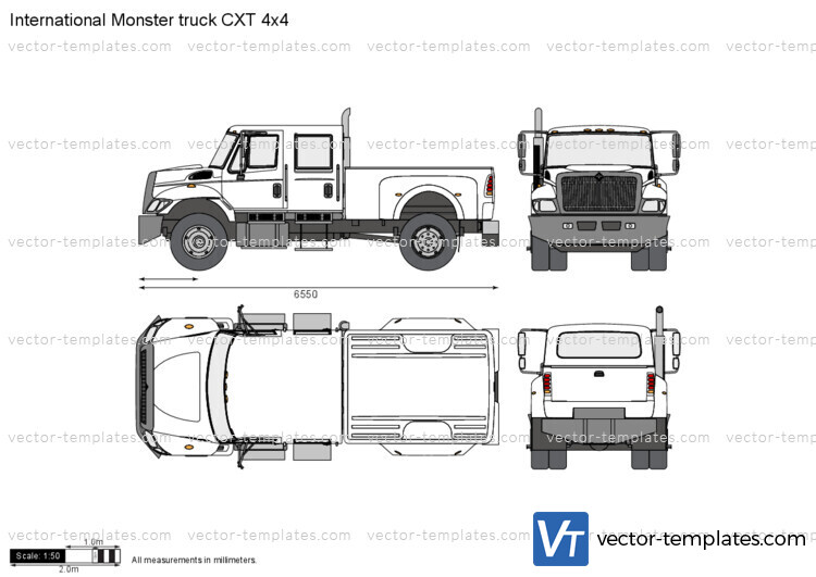 International Monster truck CXT 4x4