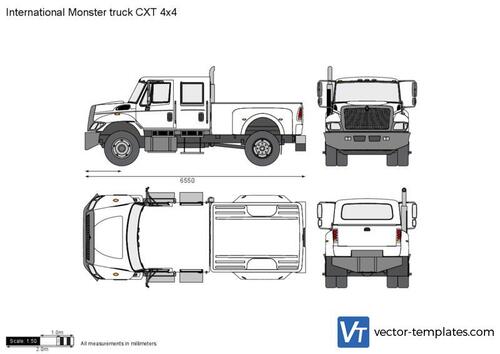 International Monster truck CXT 4x4