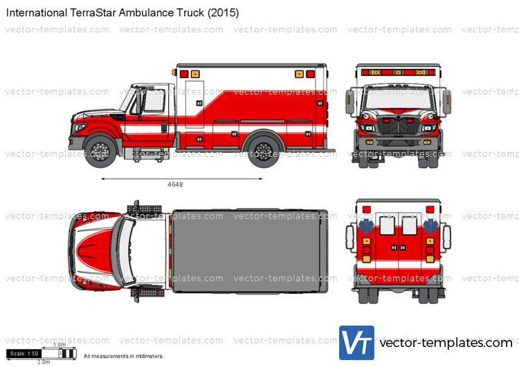 International TerraStar Ambulance Truck