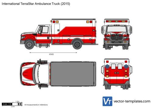 International TerraStar Ambulance Truck