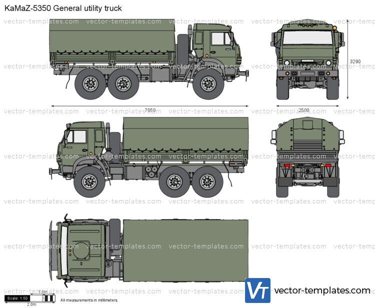 KaMaZ-5350 General utility truck