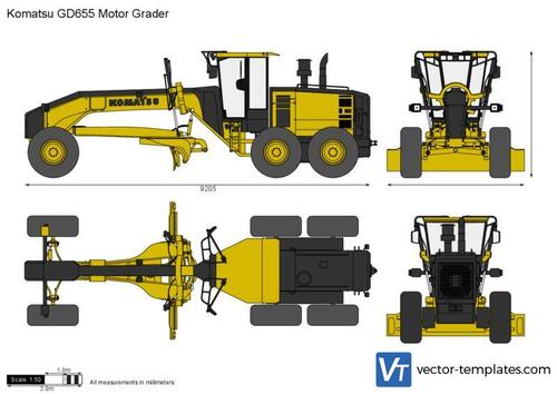 Komatsu GD655 Motor Grader