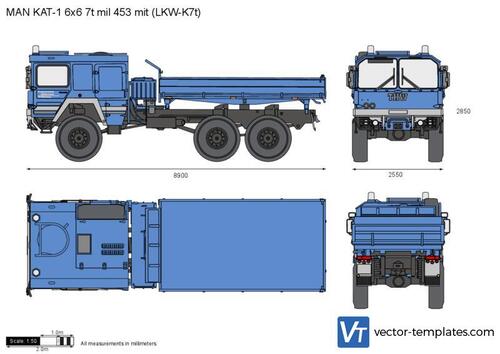 MAN KAT-1 6x6 7t mil 453 mit (LKW-K7t)